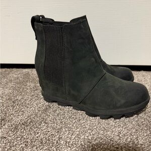 Sorel Black Ankle Booties
